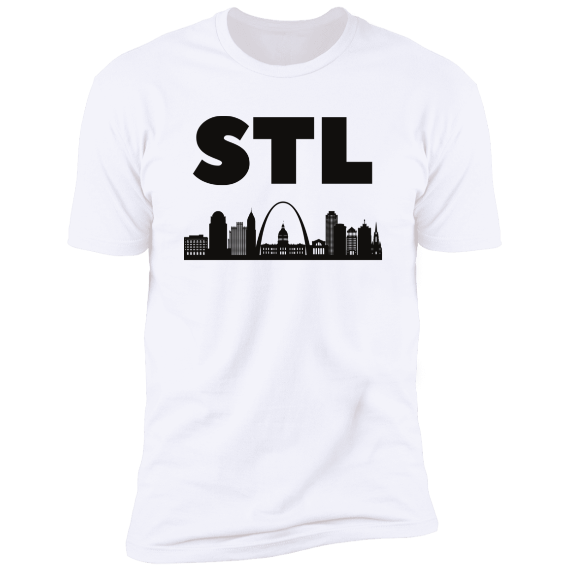 Premium Soft Cotton T-Shirt - STL Skyline