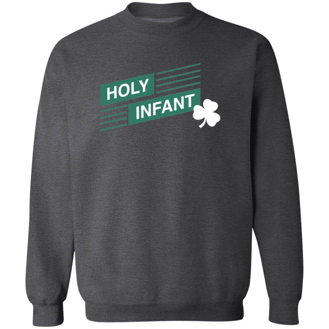 Crewneck Pullover Sweatshirt - Holy Infant - Slant Design