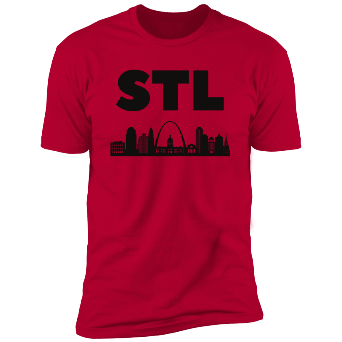 Premium Soft Cotton T-Shirt - STL Skyline