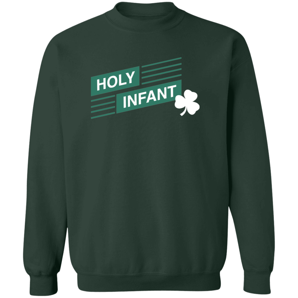 Crewneck Pullover Sweatshirt - Holy Infant - Slant Design