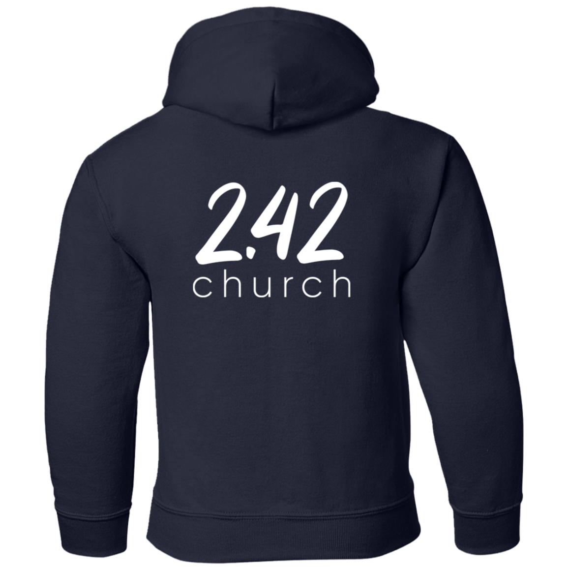 2.42 Church Hoodies - White Logo