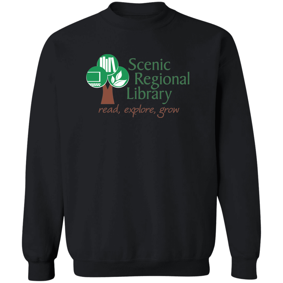 Scenic Regional Library Logo - Crewneck Sweatshirt