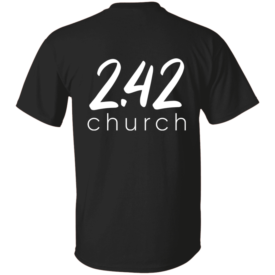 2.42 Church Shirts - White Logo