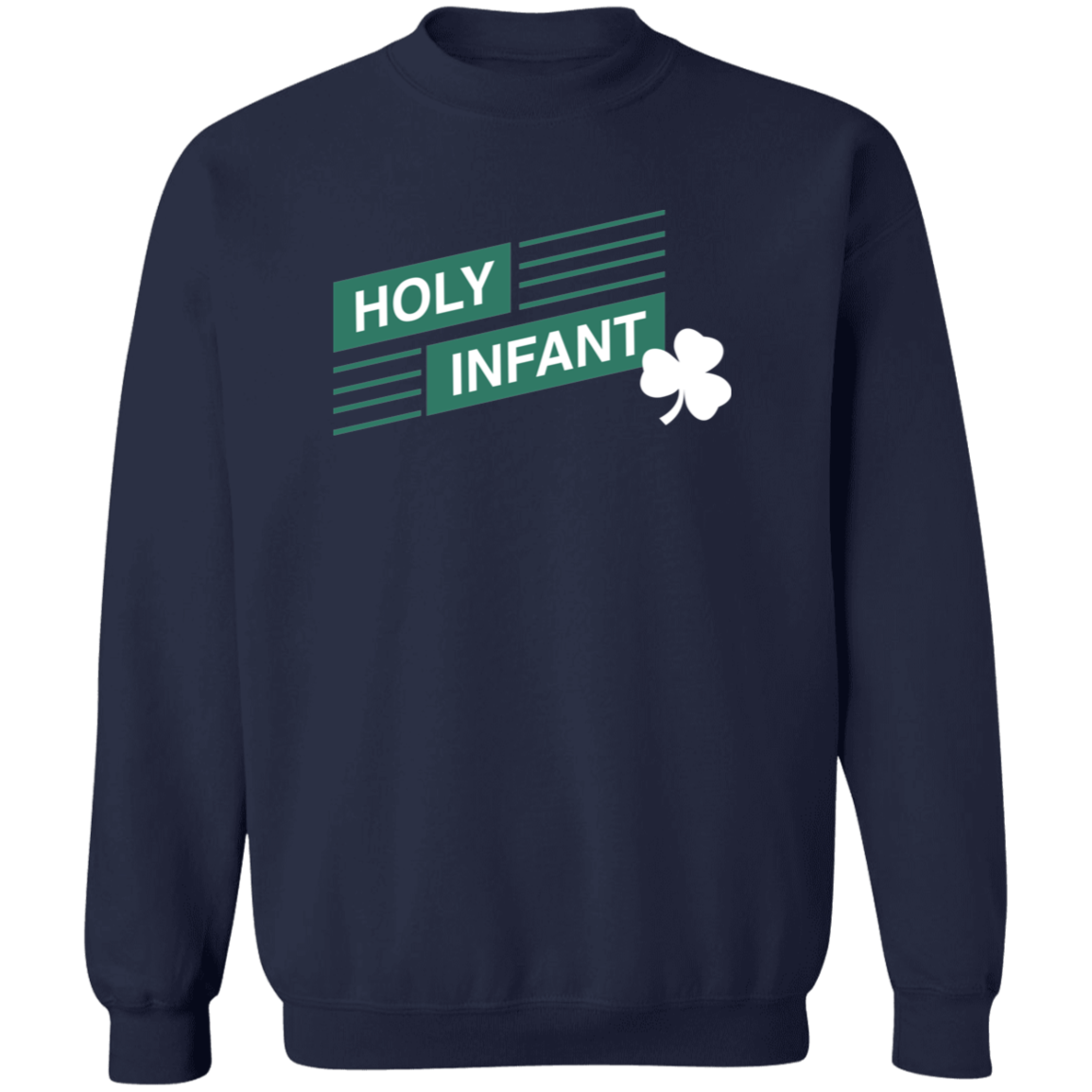 Crewneck Pullover Sweatshirt - Holy Infant - Slant Design