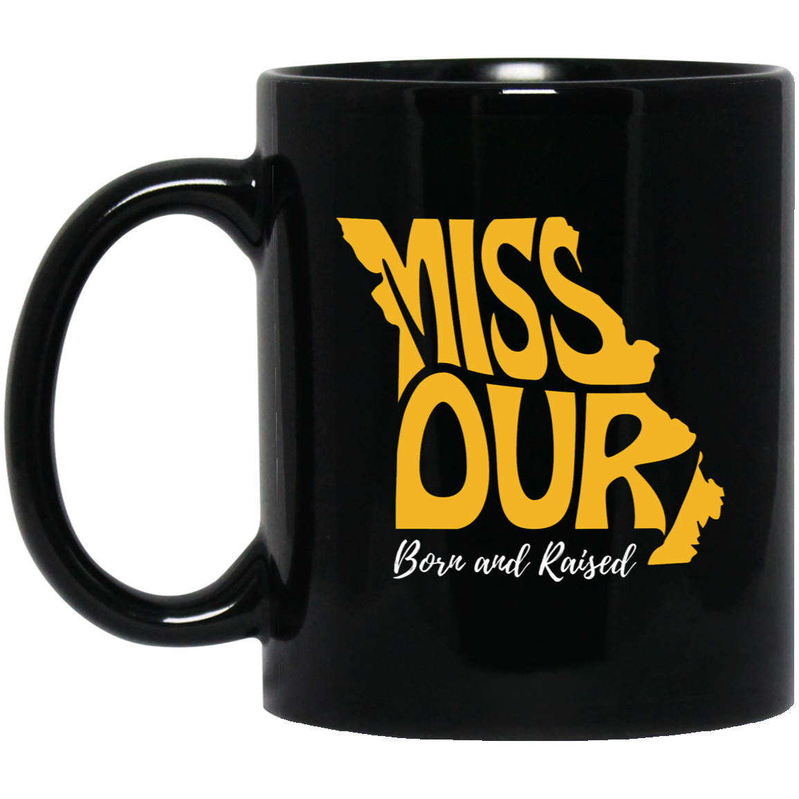11oz Black Mug - MO Born & Raised