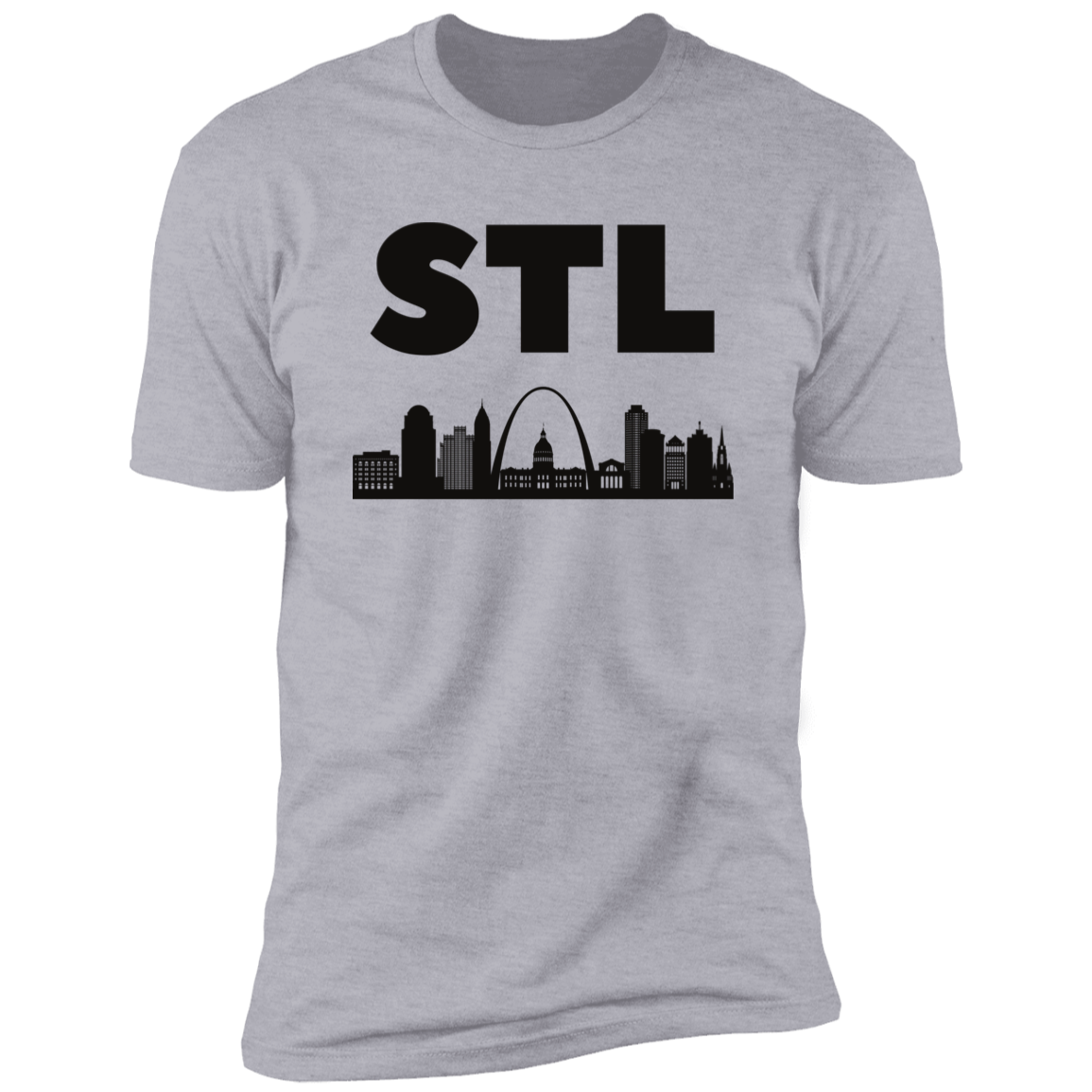 Premium Soft Cotton T-Shirt - STL Skyline