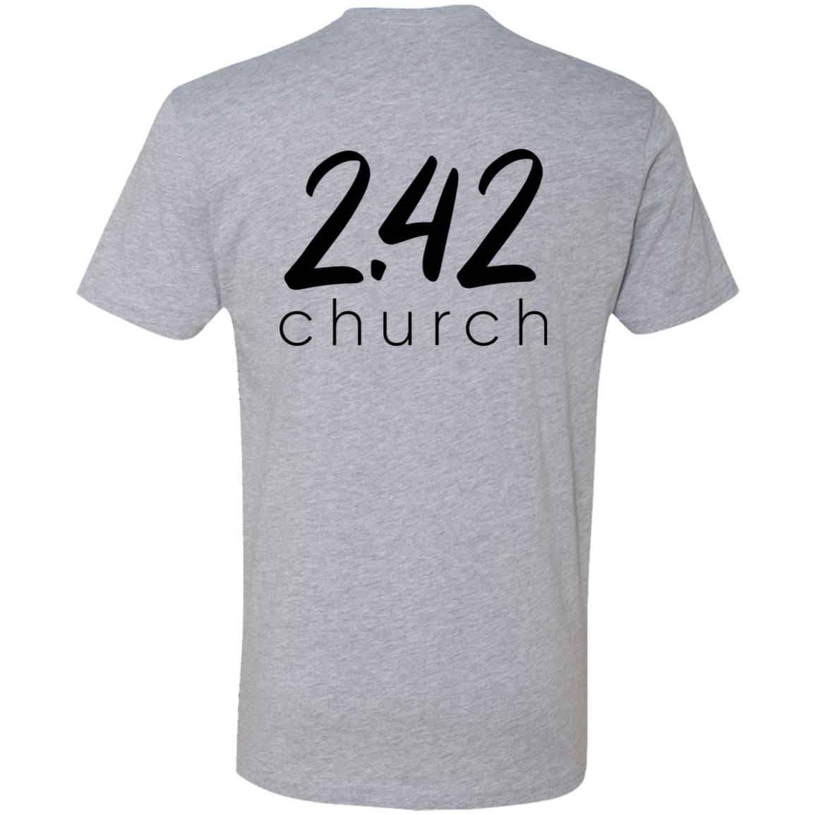 2.42 Church Shirts - Black Logo