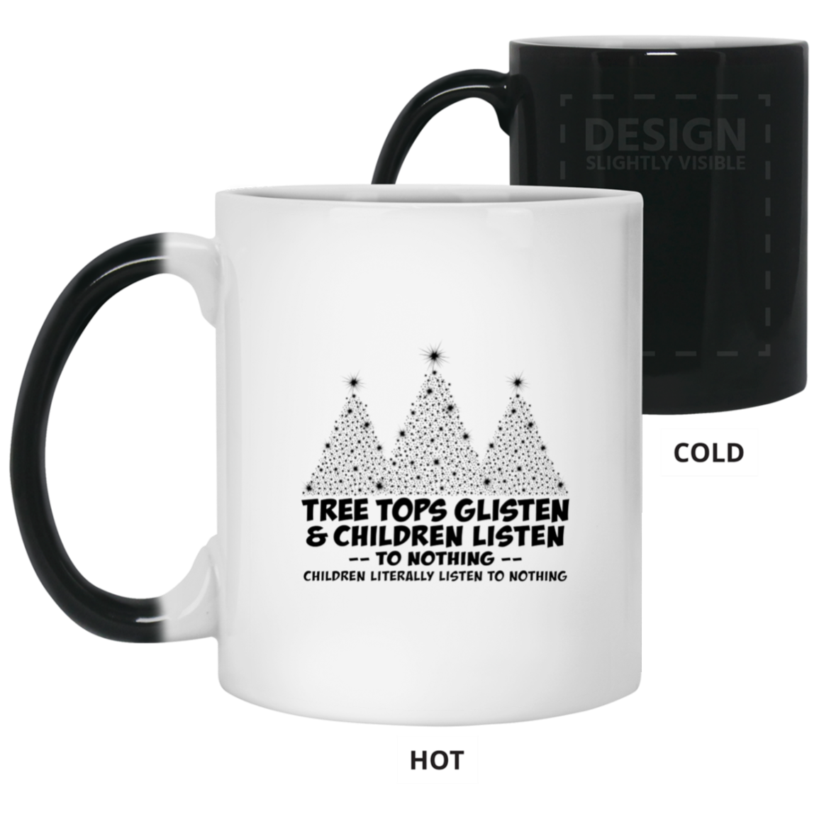Tree Tops Glisten & Children Listen - MUGS
