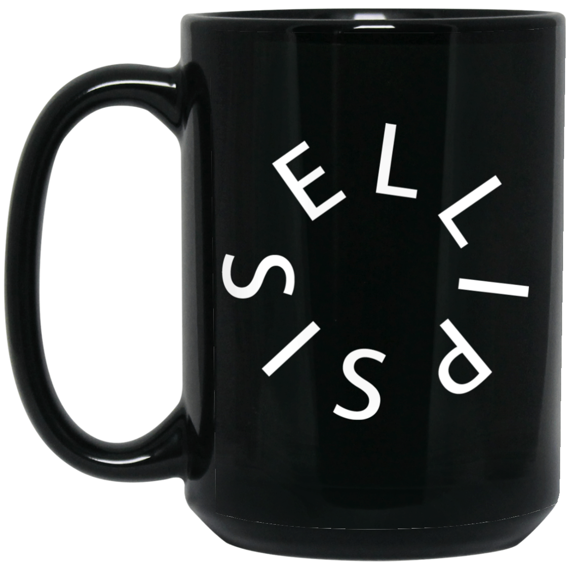 ESM 15 oz. Black Mug