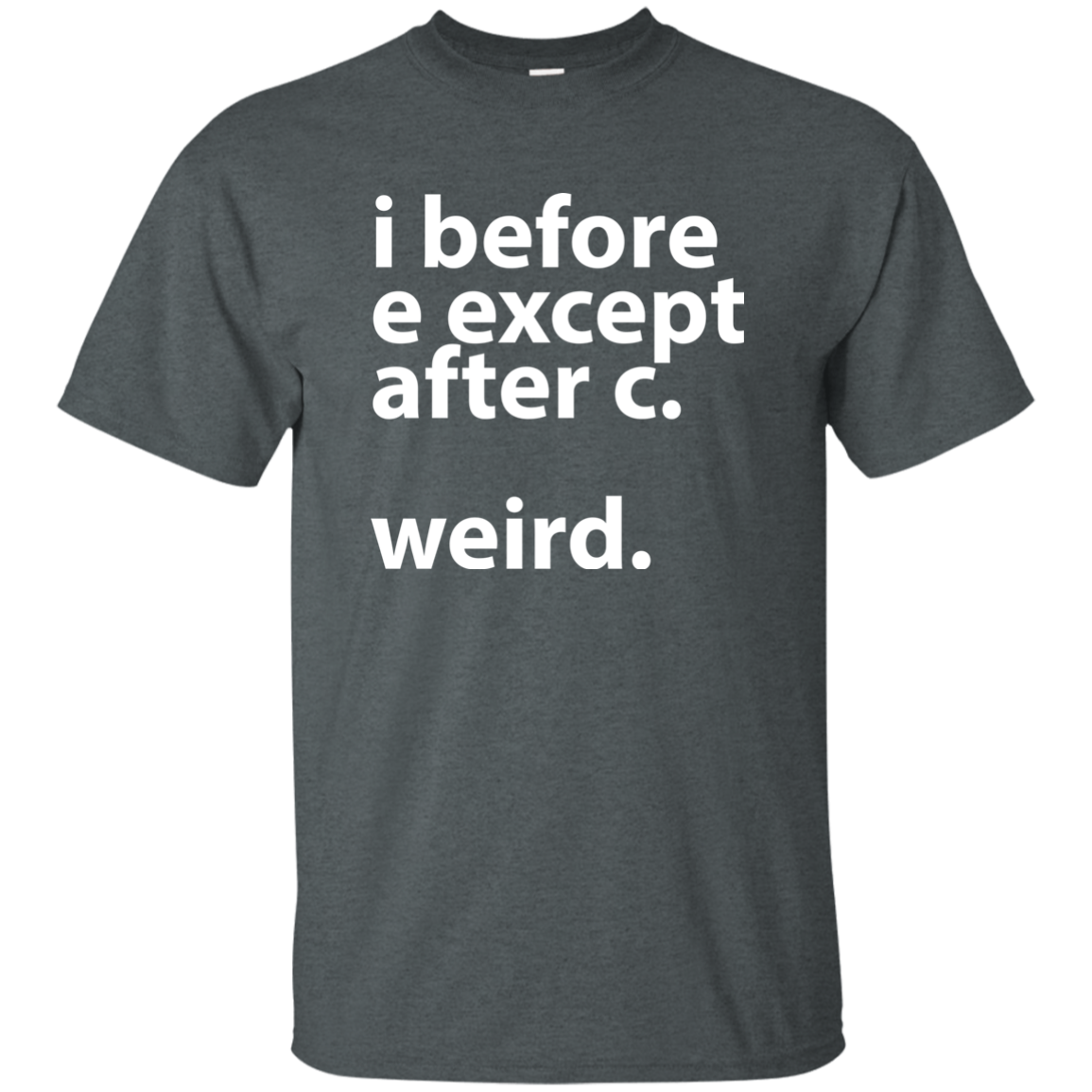 I Before E Except After C That's Weird