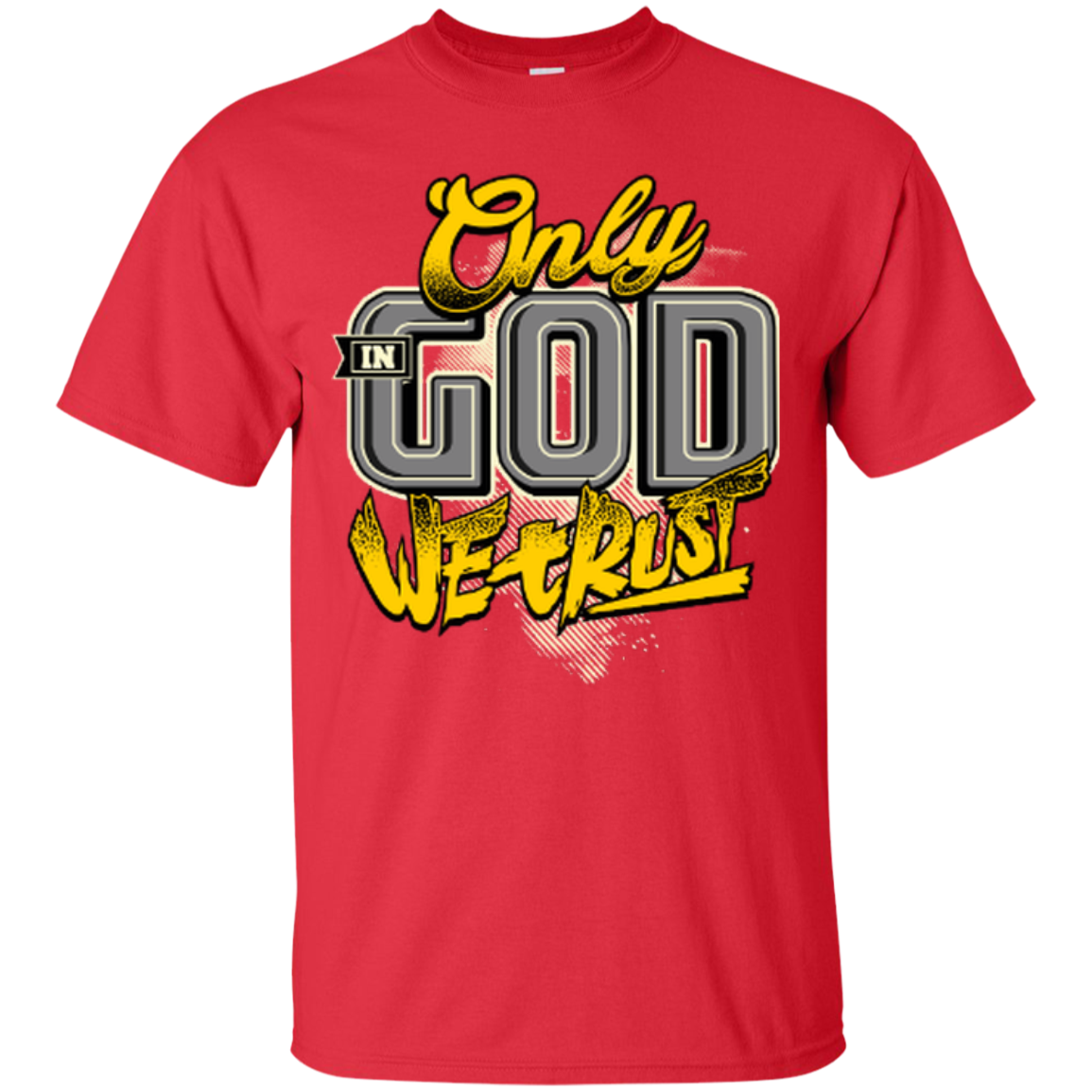 Only In God We Trust - Apostolic Images - Cotton T-Shirt - Kick Merch - 5