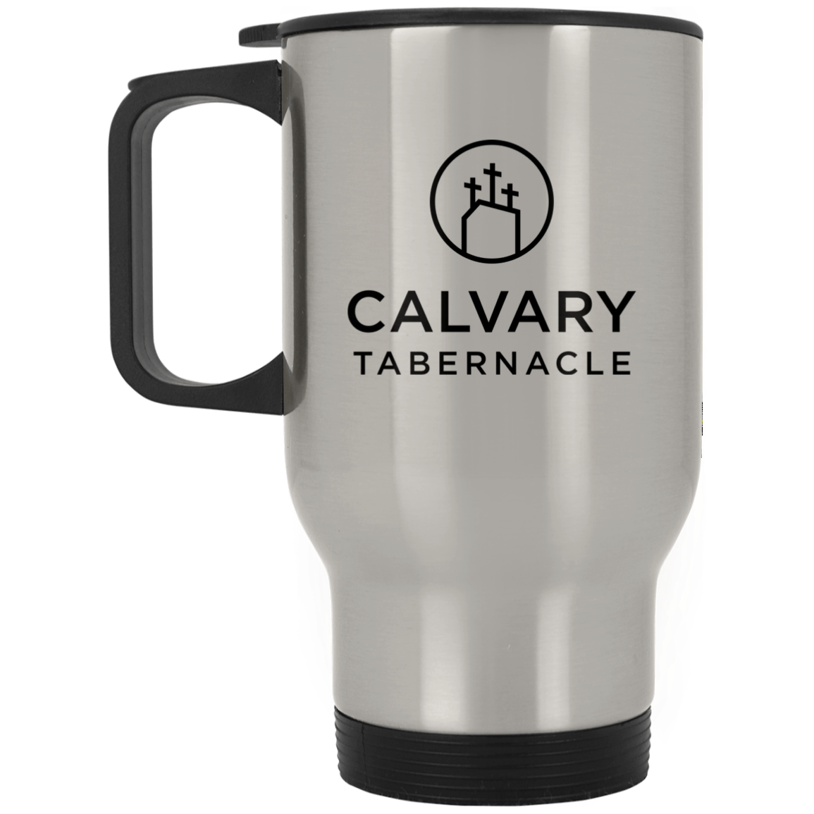 calvary Silver Stainless Travel Mug
