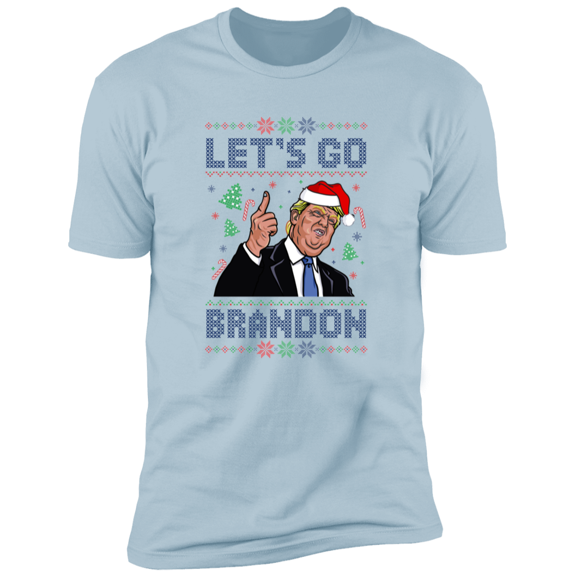 TRUMP FJB - Let's Go Brandon Ugly Christmas Apparel