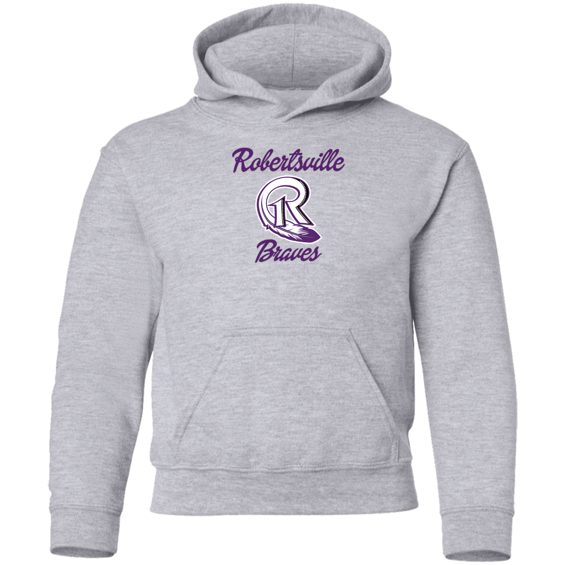 Robertsville Braves - Youth Pullover Hoodie