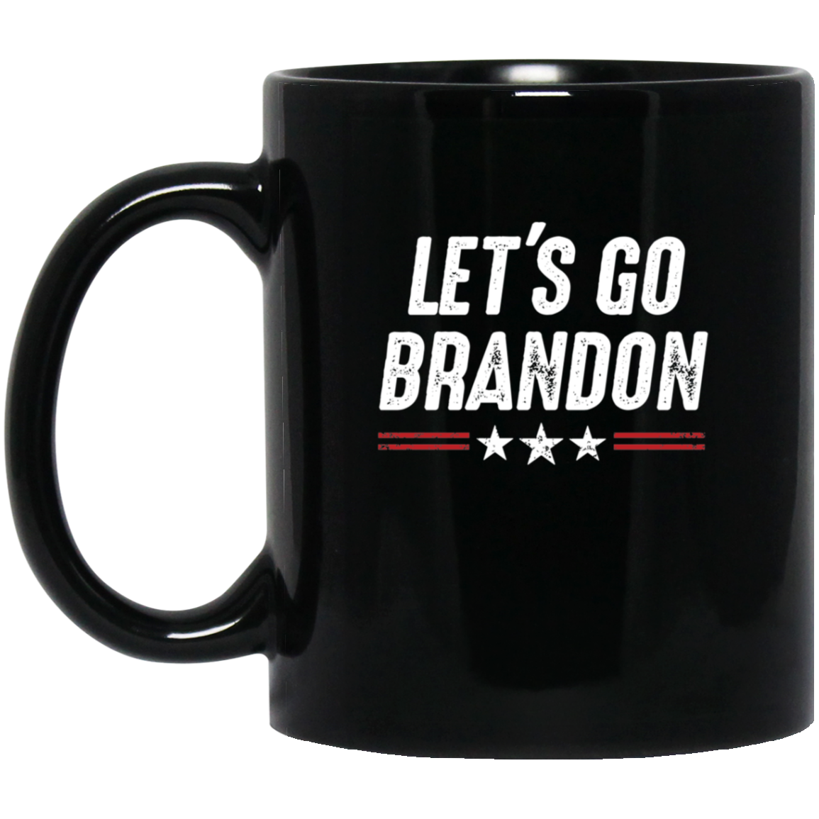 Let's Go Brandon - Red Stripes - MUGS