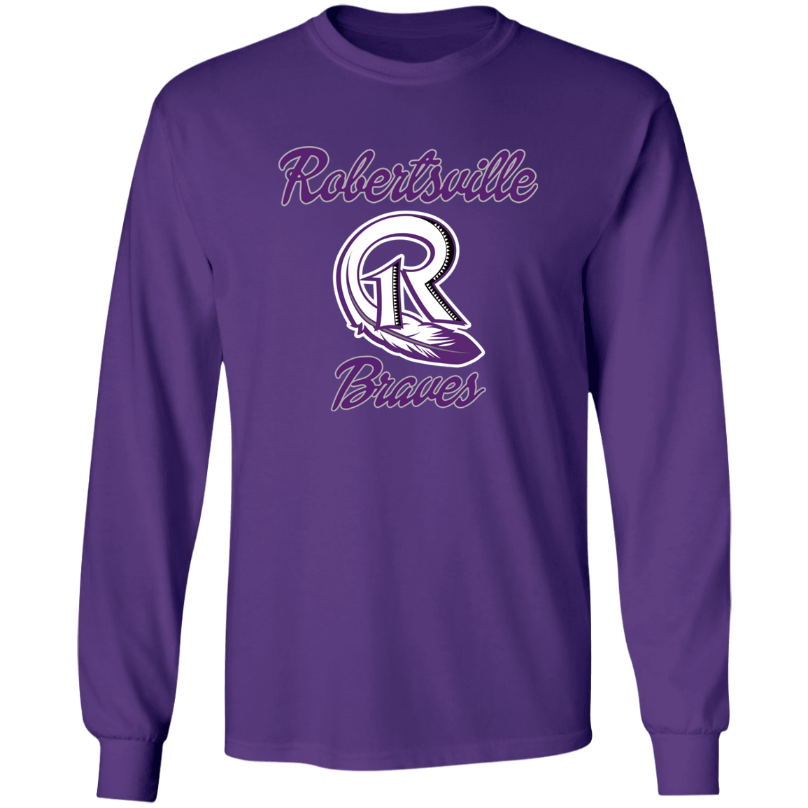 Robertsville Braves - Adult Long Sleeve Shirt