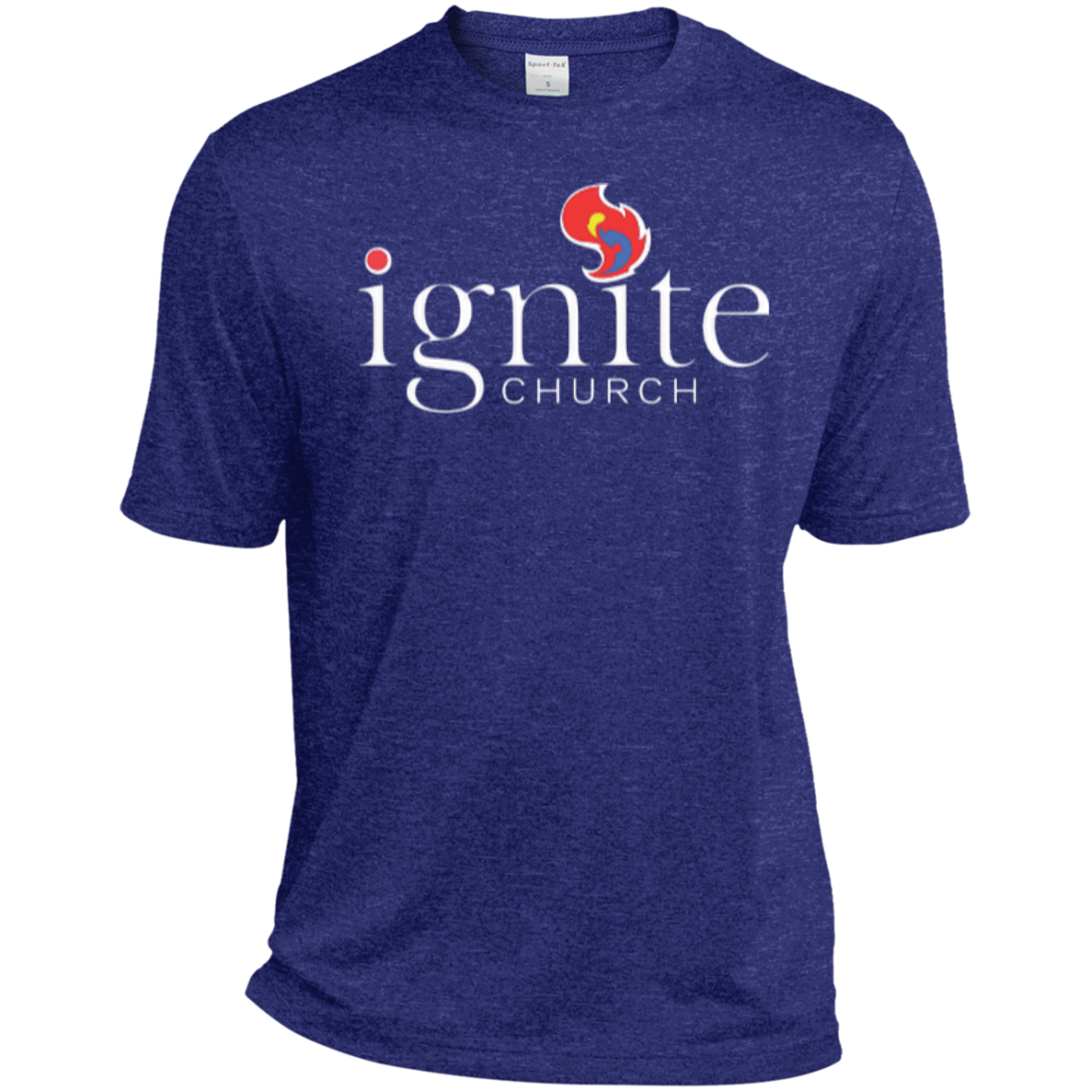 IGNITE church - TALL Heather Dri-Fit Moisture-Wicking Tee - Kick Merch - 2