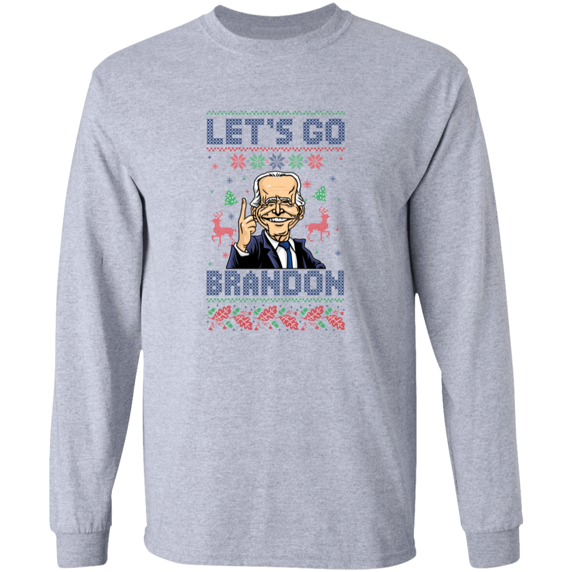BIDEN - Let's Go Brandon Ugly Christmas Apparel