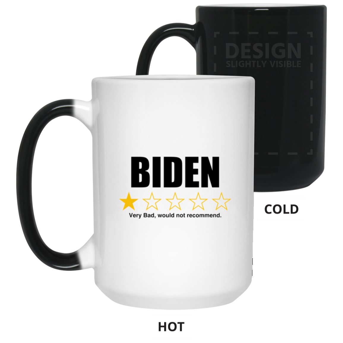 BIDEN - 1 Star Rating, Very Bad Not Recommended