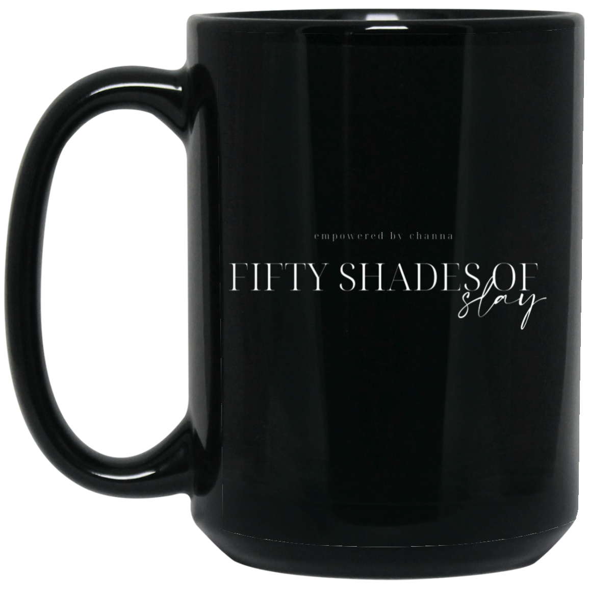 15 oz. Black Mug