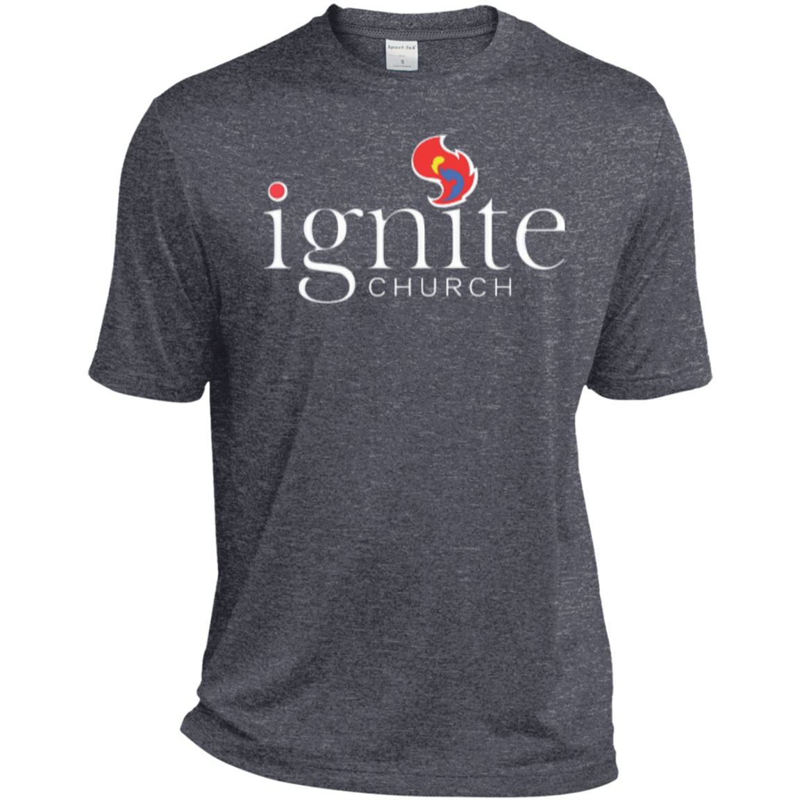 IGNITE church - TALL Heather Dri-Fit Moisture-Wicking Tee - Kick Merch - 6