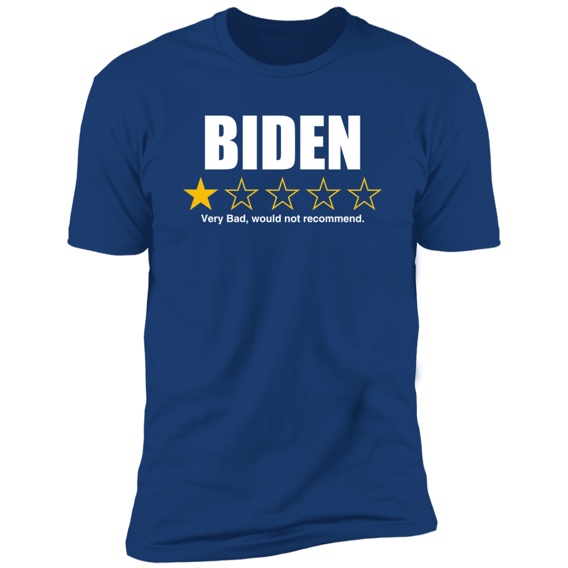 BIDEN - 1 Star Rating, Very Bad Not Recommended