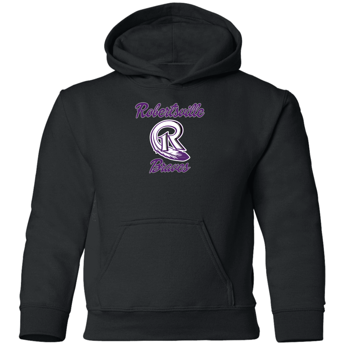 Robertsville Braves - Youth Pullover Hoodie