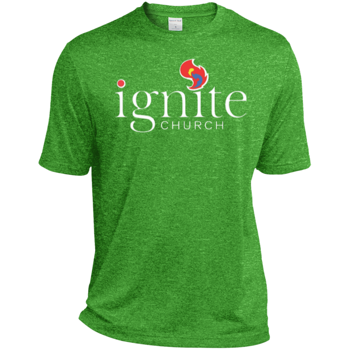 IGNITE church - TALL Heather Dri-Fit Moisture-Wicking Tee - Kick Merch - 8