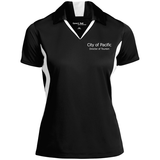 LST655 Embroidered Ladies' Colorblock Performance Polo