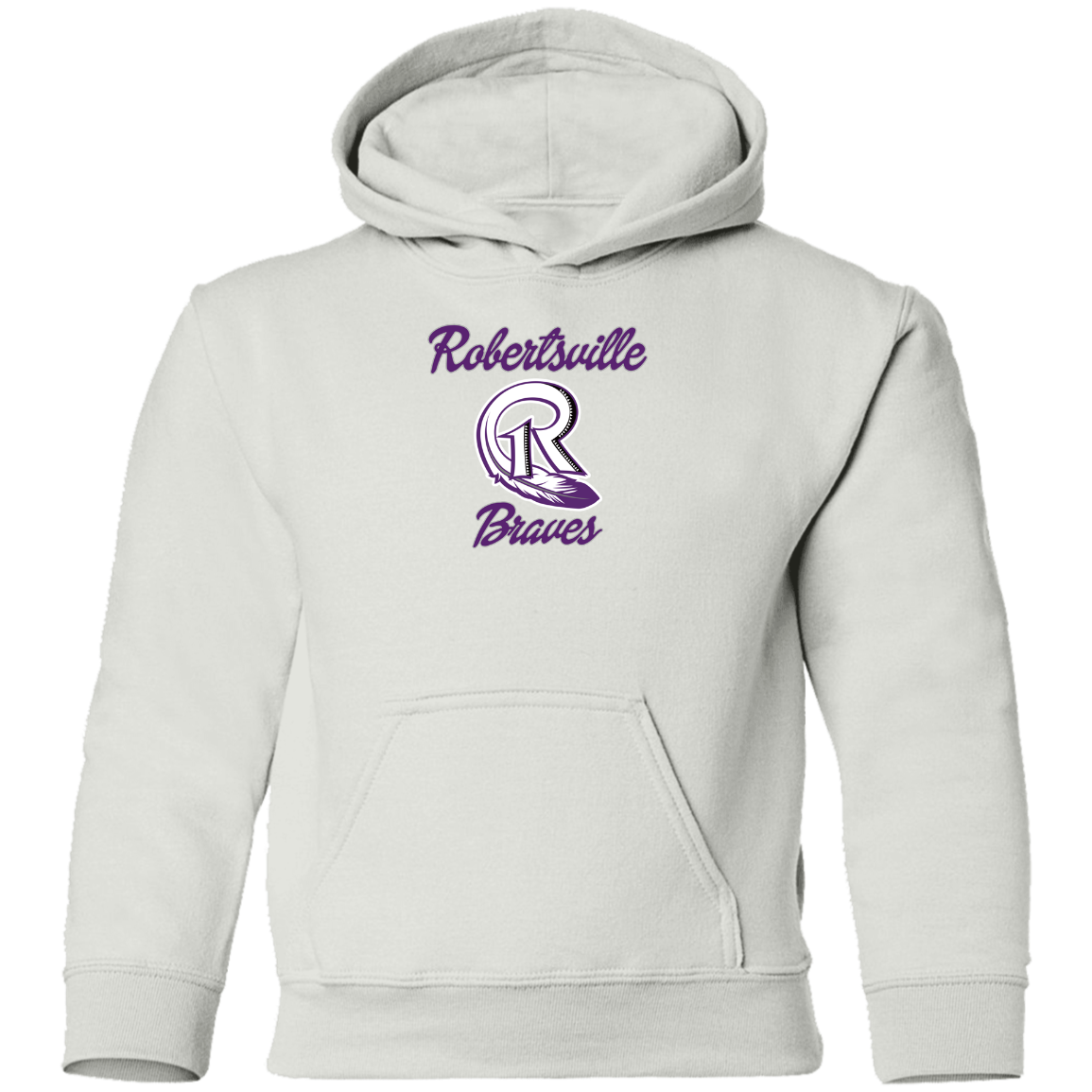 Robertsville Braves - Youth Pullover Hoodie