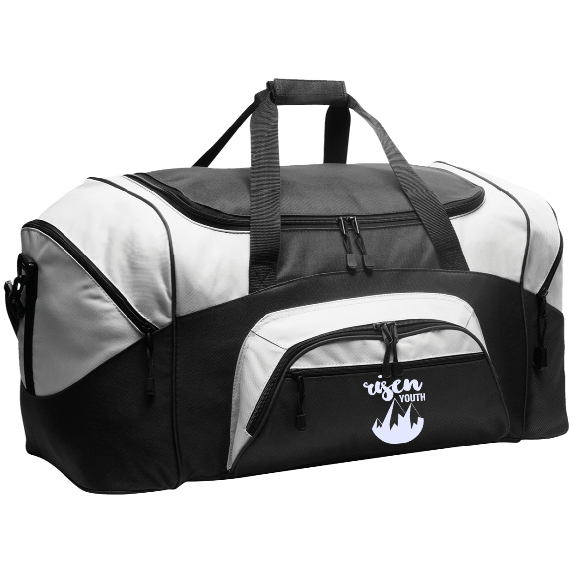 RISEN Youth Port & Co. Colorblock Sport Duffel