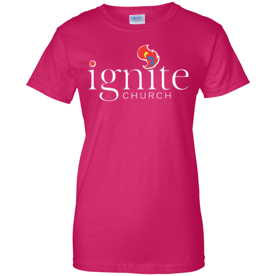 Ladies Custom 100% Cotton T-Shirt - Kick Merch - 3