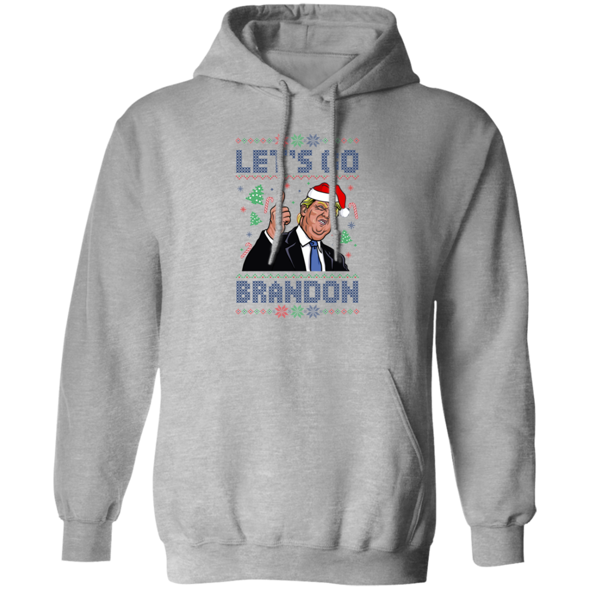 TRUMP FJB - Let's Go Brandon Ugly Christmas Apparel