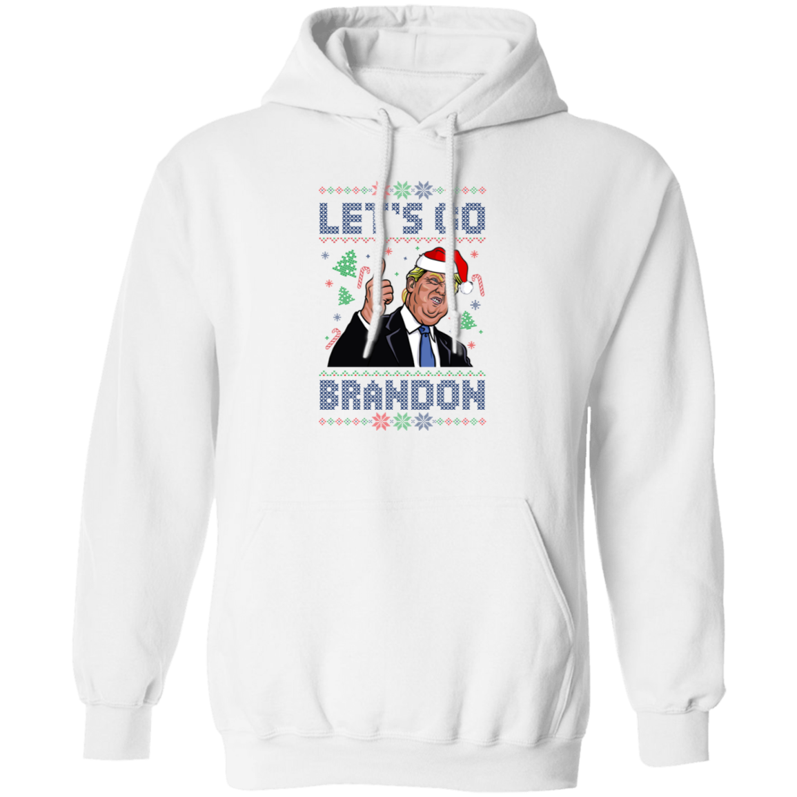 TRUMP FJB - Let's Go Brandon Ugly Christmas Apparel