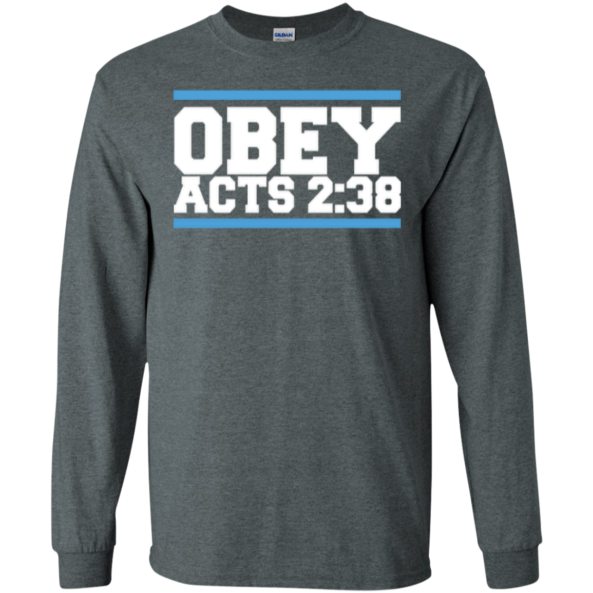 Obey Acts 2:38 - LS Cotton Tshirt - Kick Merch - 2