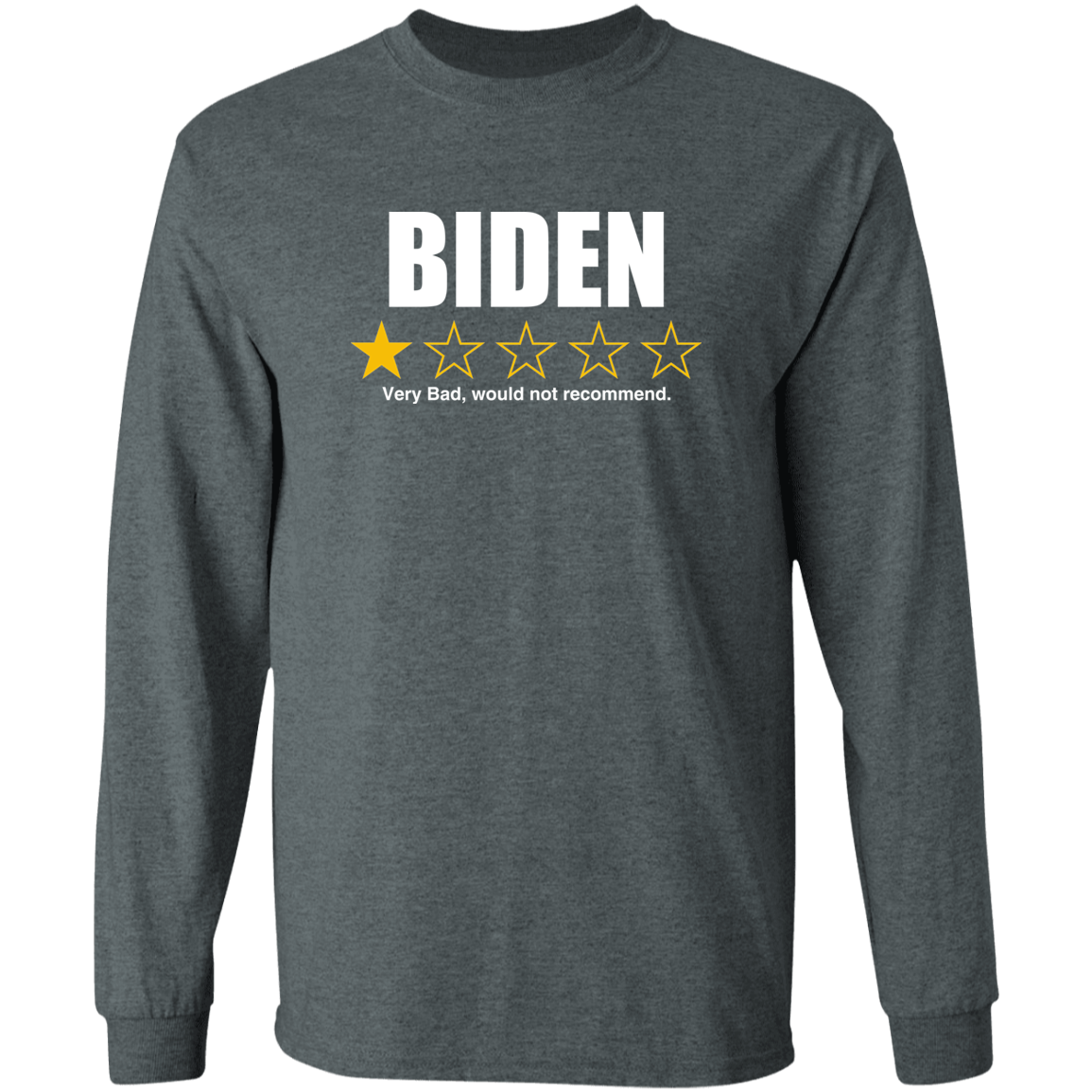 BIDEN - 1 Star Rating, Very Bad Not Recommended