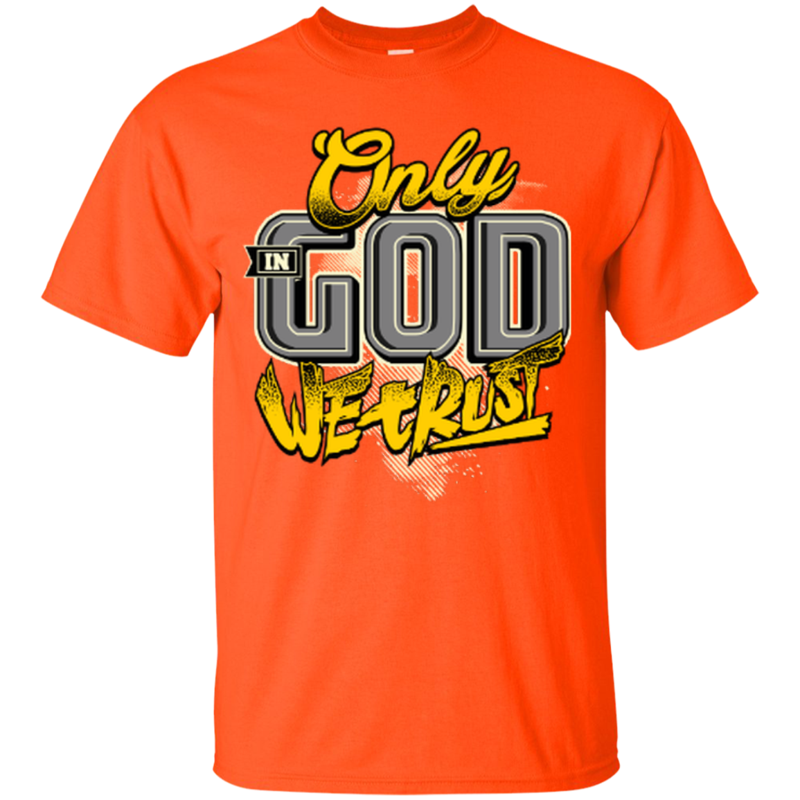 Only In God We Trust - Apostolic Images - Cotton T-Shirt - Kick Merch - 3