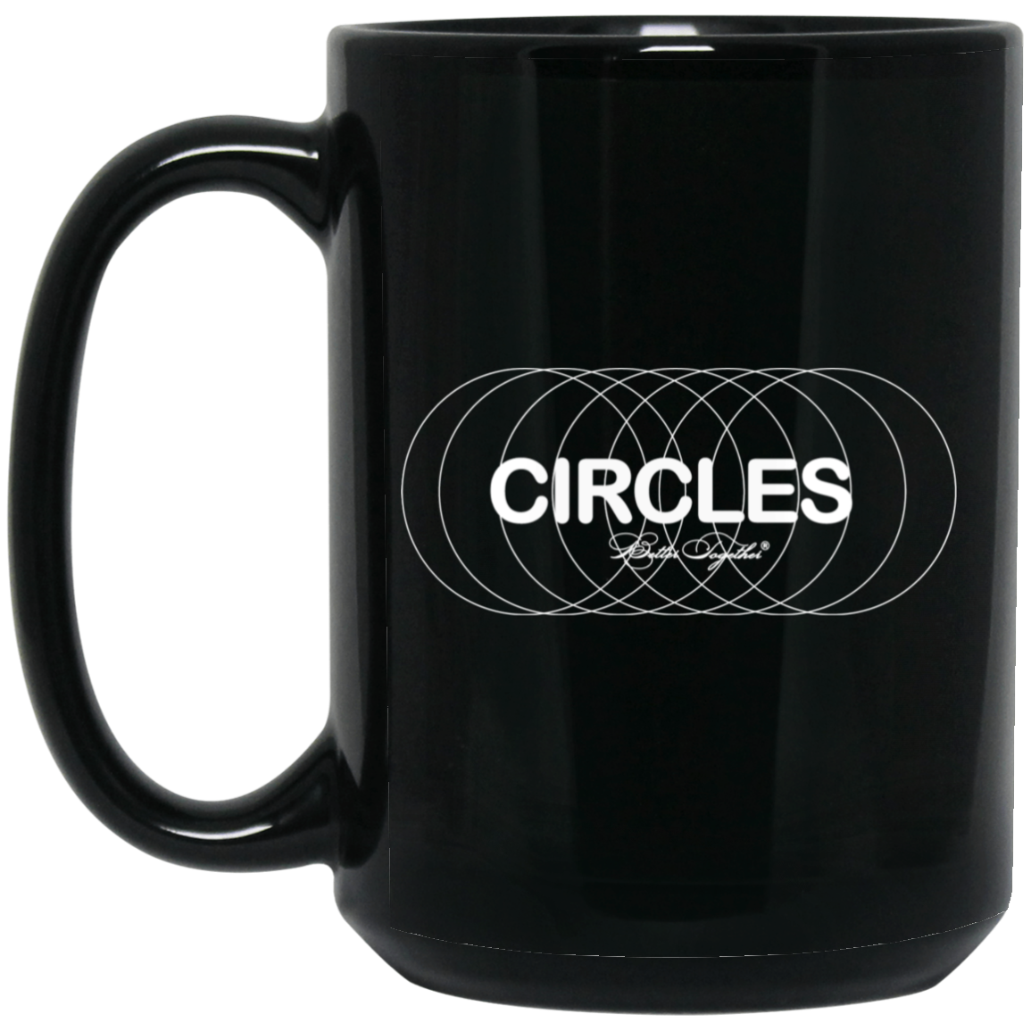 ESM 15 oz. Black Mug