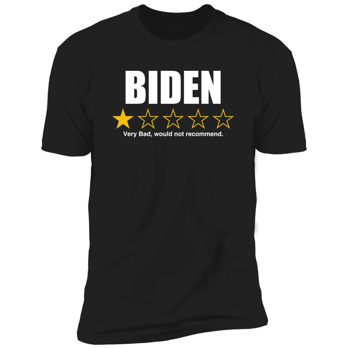 BIDEN - 1 Star Rating, Very Bad Not Recommended
