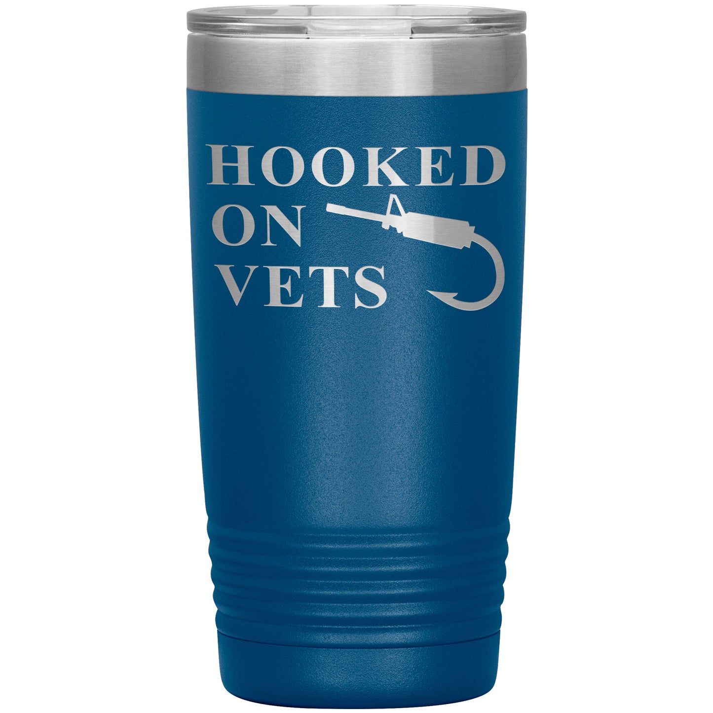 HOOKED ON VETS - 20oz Insulated Tumbler