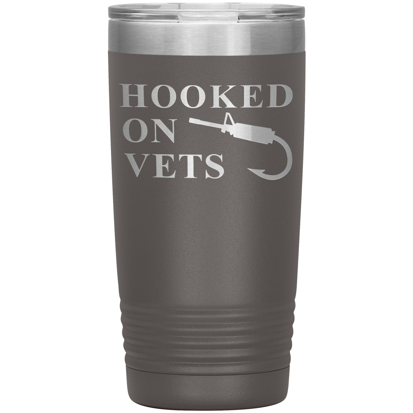 HOOKED ON VETS - 20oz Insulated Tumbler