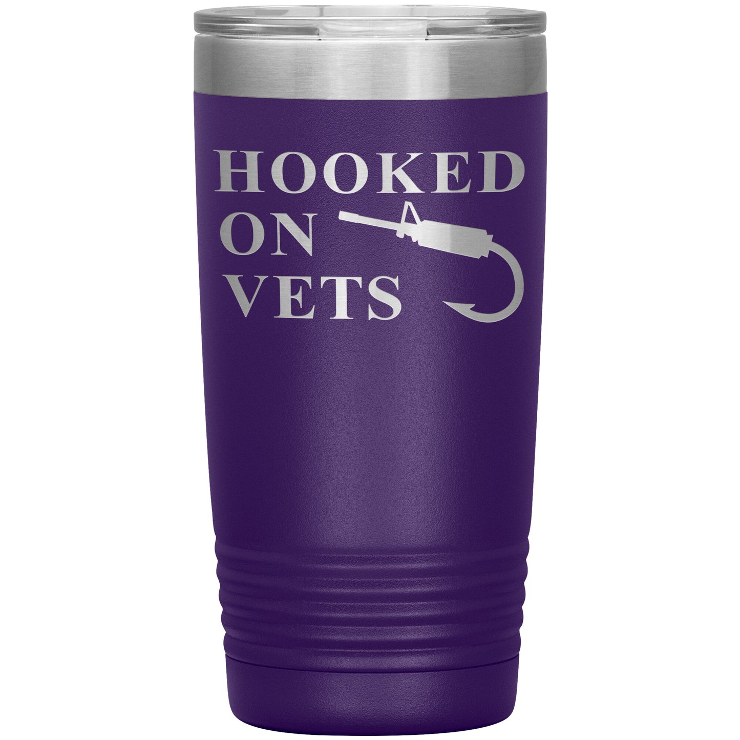 HOOKED ON VETS - 20oz Insulated Tumbler