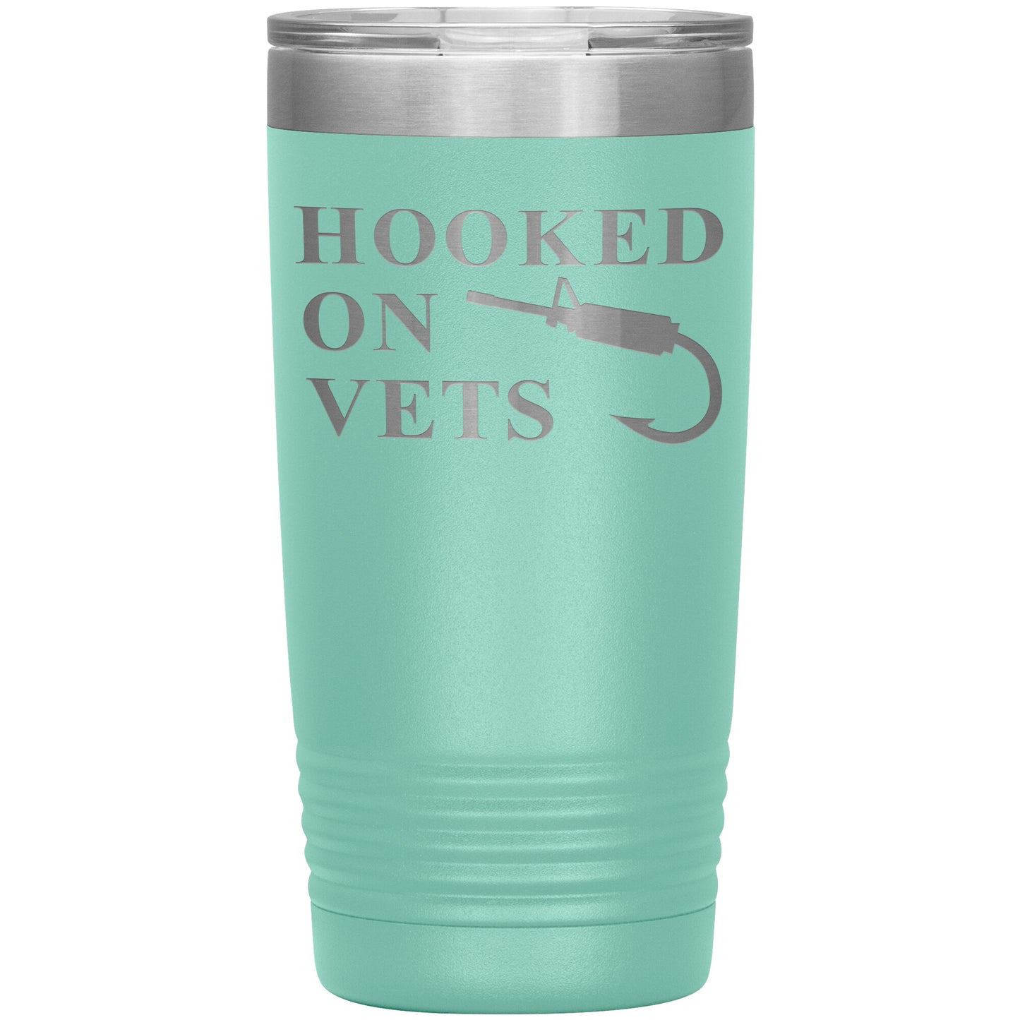 HOOKED ON VETS - 20oz Insulated Tumbler