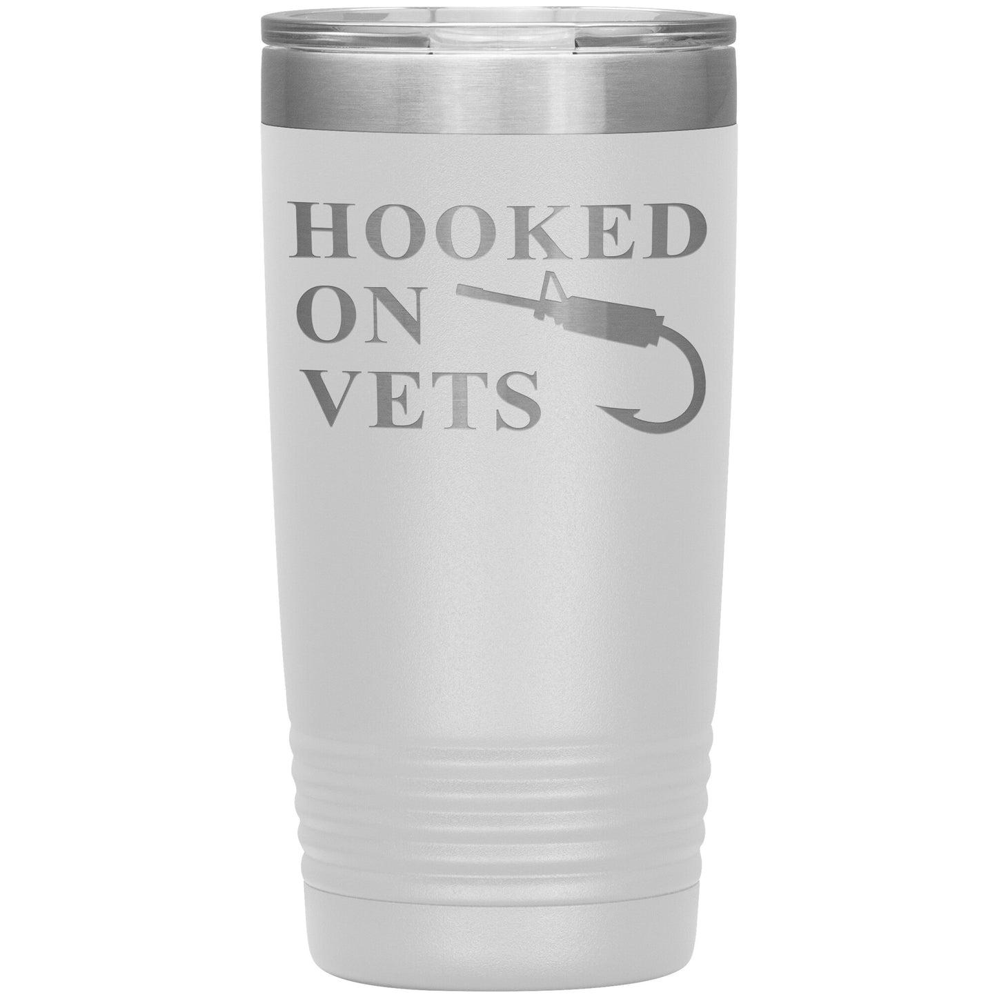 HOOKED ON VETS - 20oz Insulated Tumbler