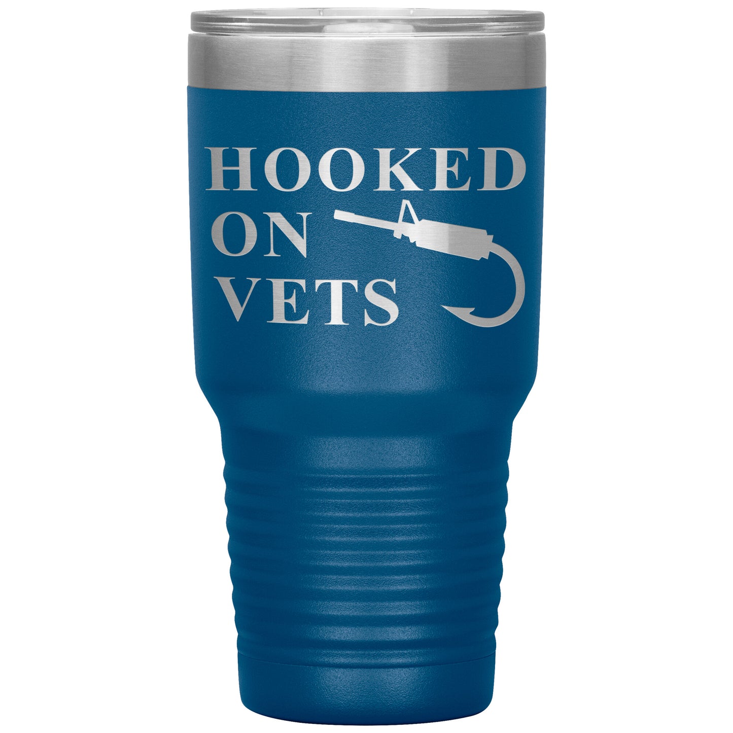 HOOKED ON VETS - 30oz Insulated Tumbler