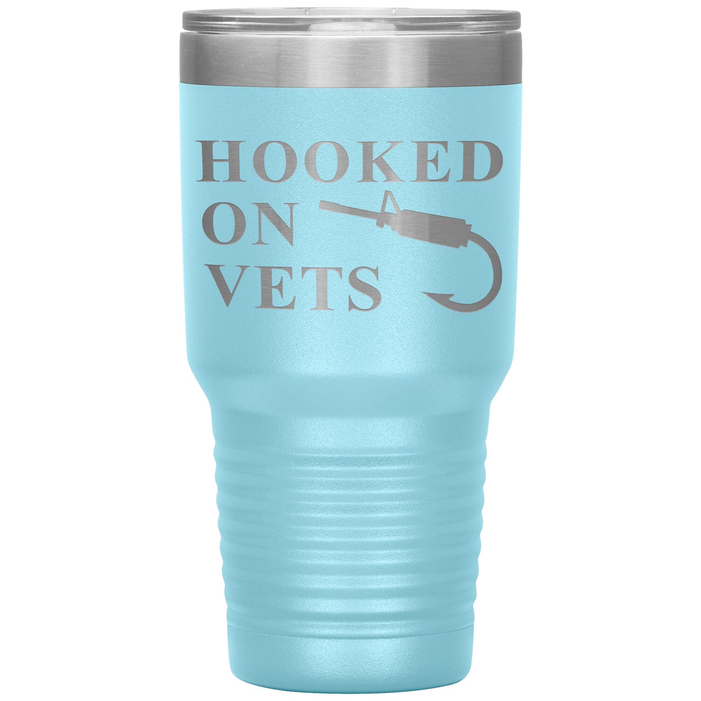 HOOKED ON VETS - 30oz Insulated Tumbler