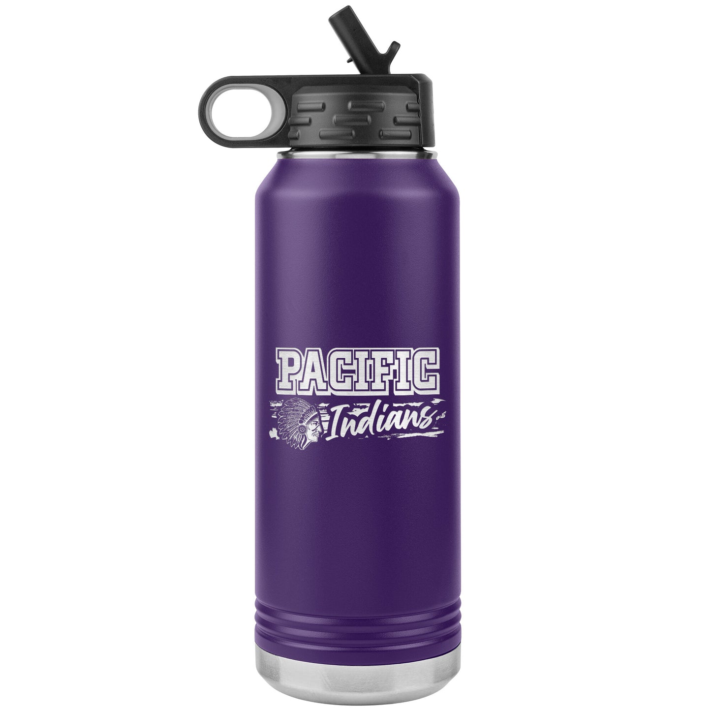 Pacific Indians Design 2 - 32oz Water Bottle Tumbler