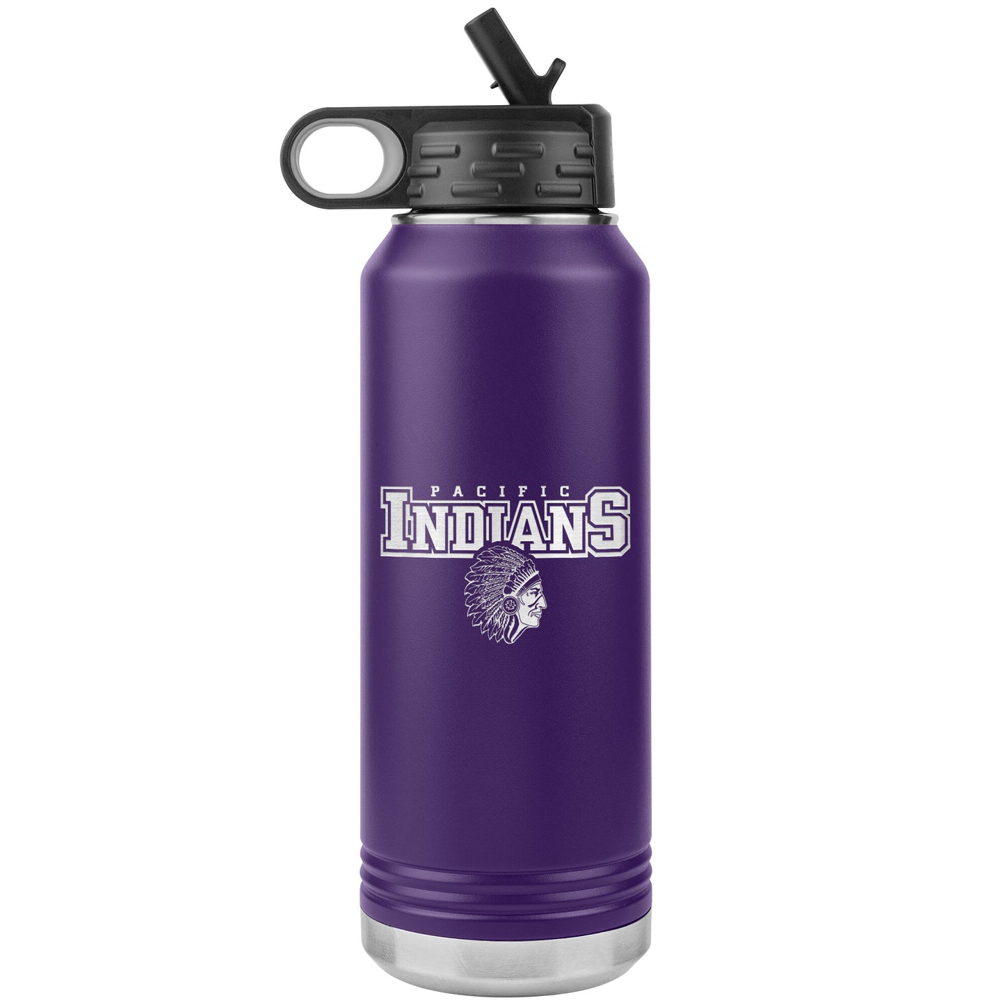 Pacific Indians Design 6 - 32oz Water Bottle Tumbler