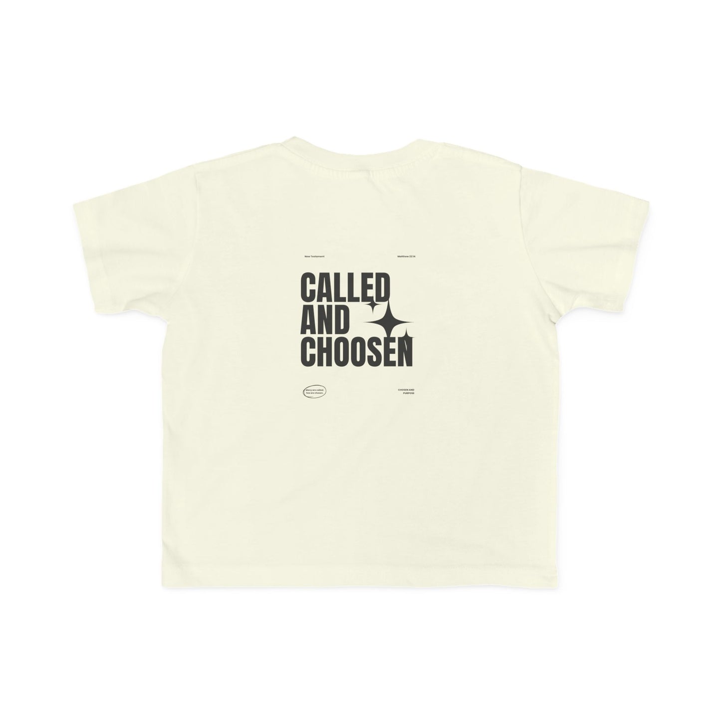 Toddlers - Basic tee - Called & Chosen - BBA