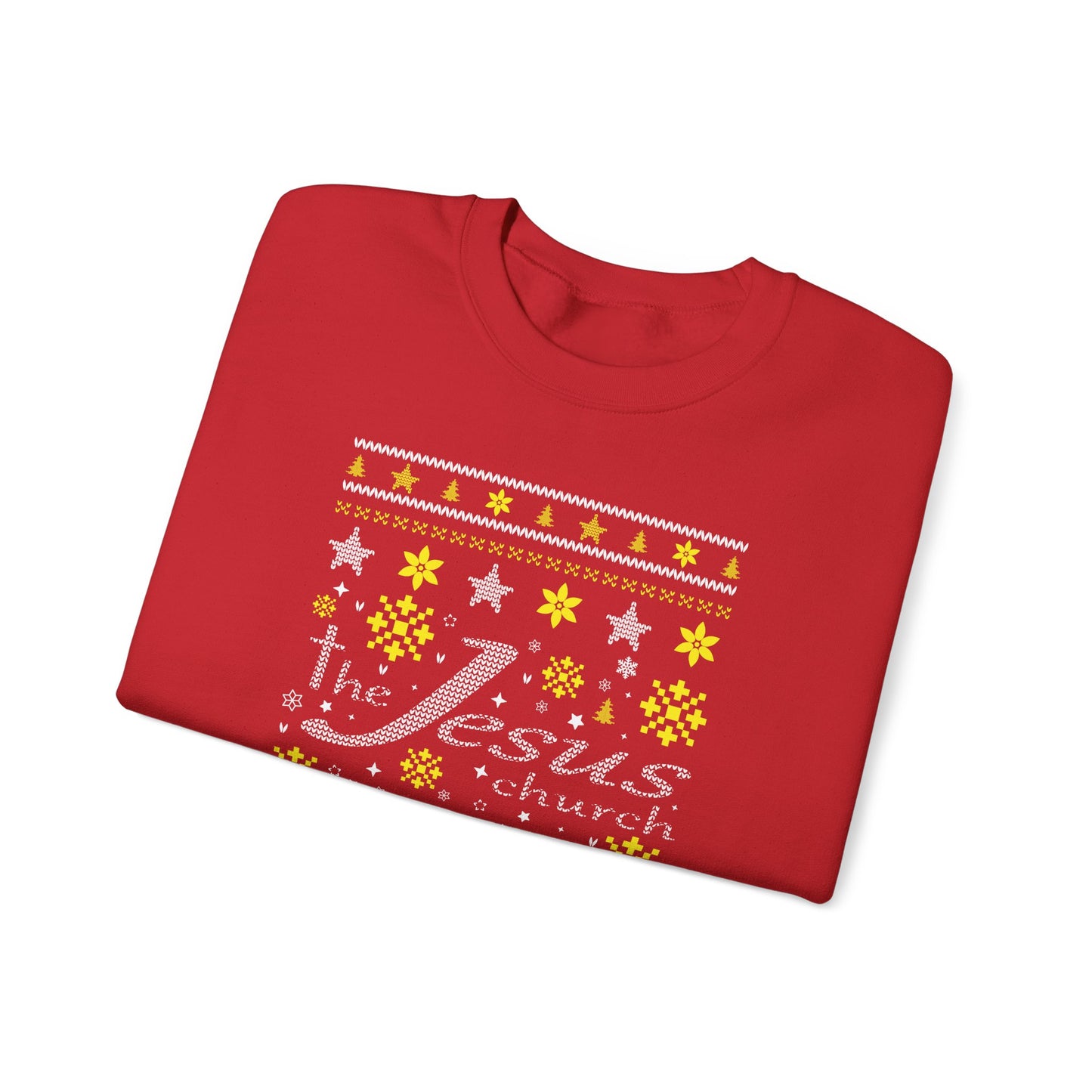 ADULT - Christmas Crewneck Sweatshirt - The Jesus Church